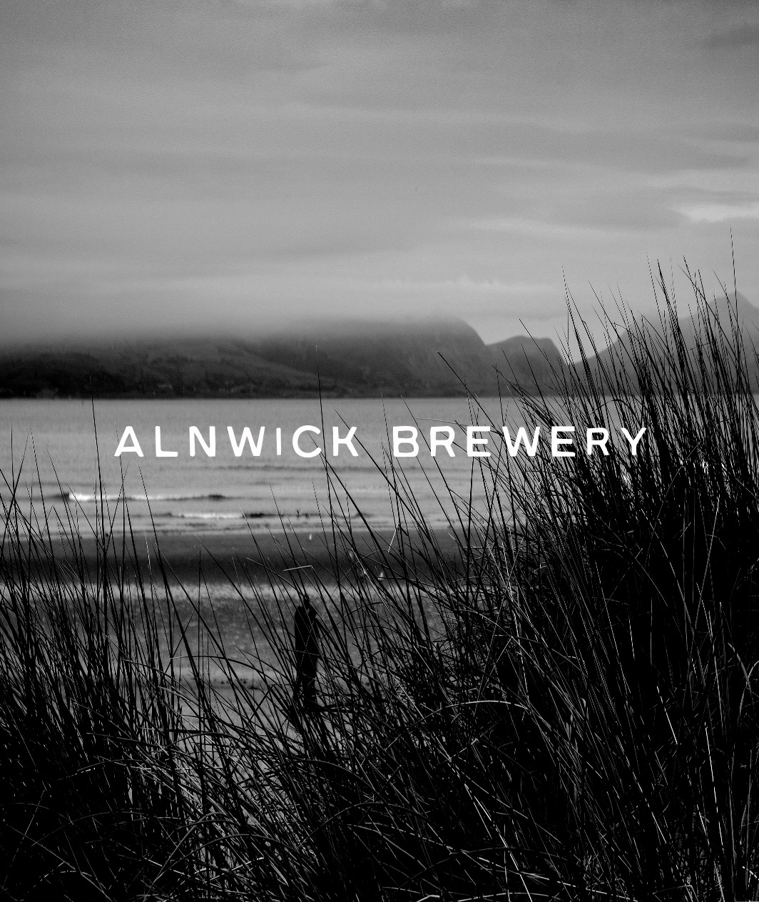 Alnwick Brewery coastal branding photography